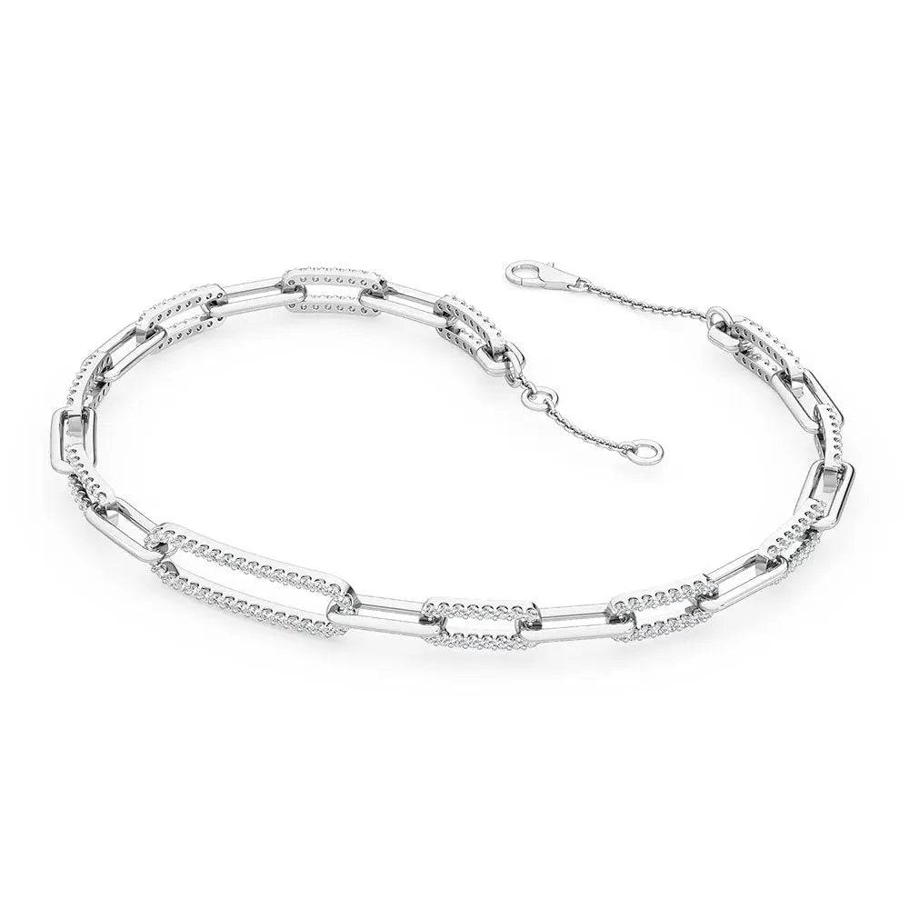 Bracelet Chain Lab Grown Diamond 1.03 ct - PUREFINEJEWELRY