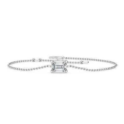 Bracelet Emerald Cut Lab Grown Diamond 0.50 ct. - PUREFINEJEWELRY