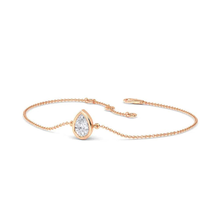 Bracelet Pear Shape Lab Grown Diamond 0.75 ctw - PUREFINEJEWELRY