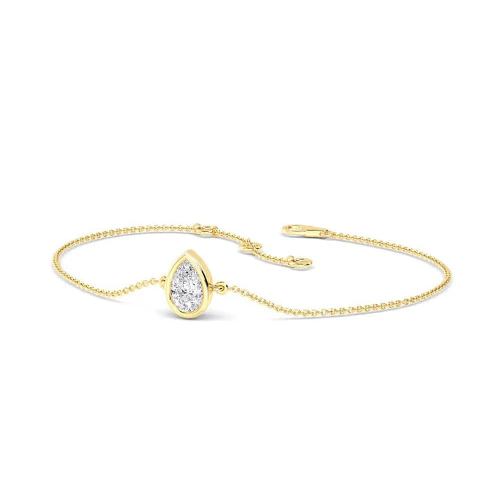 Bracelet Pear Shape Lab Grown Diamond 0.75 ctw - PUREFINEJEWELRY