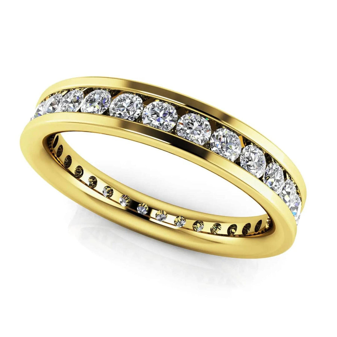 Channel Set Lab Diamond Eternity Ring 1.33 ctw - PUREFINEJEWELRY