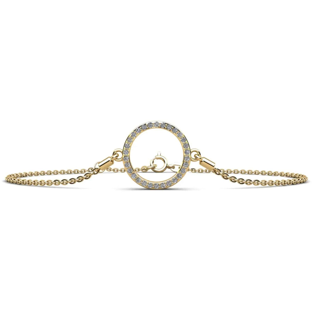 Circle Lab Diamond Adjustable Bracelet 0.24 ctw - PUREFINEJEWELRY