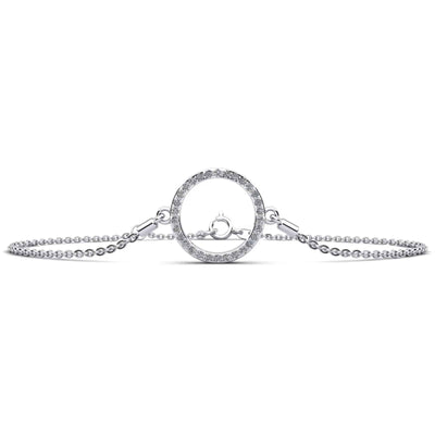 Circle Lab Diamond Adjustable Bracelet 0.24 ctw - PUREFINEJEWELRY