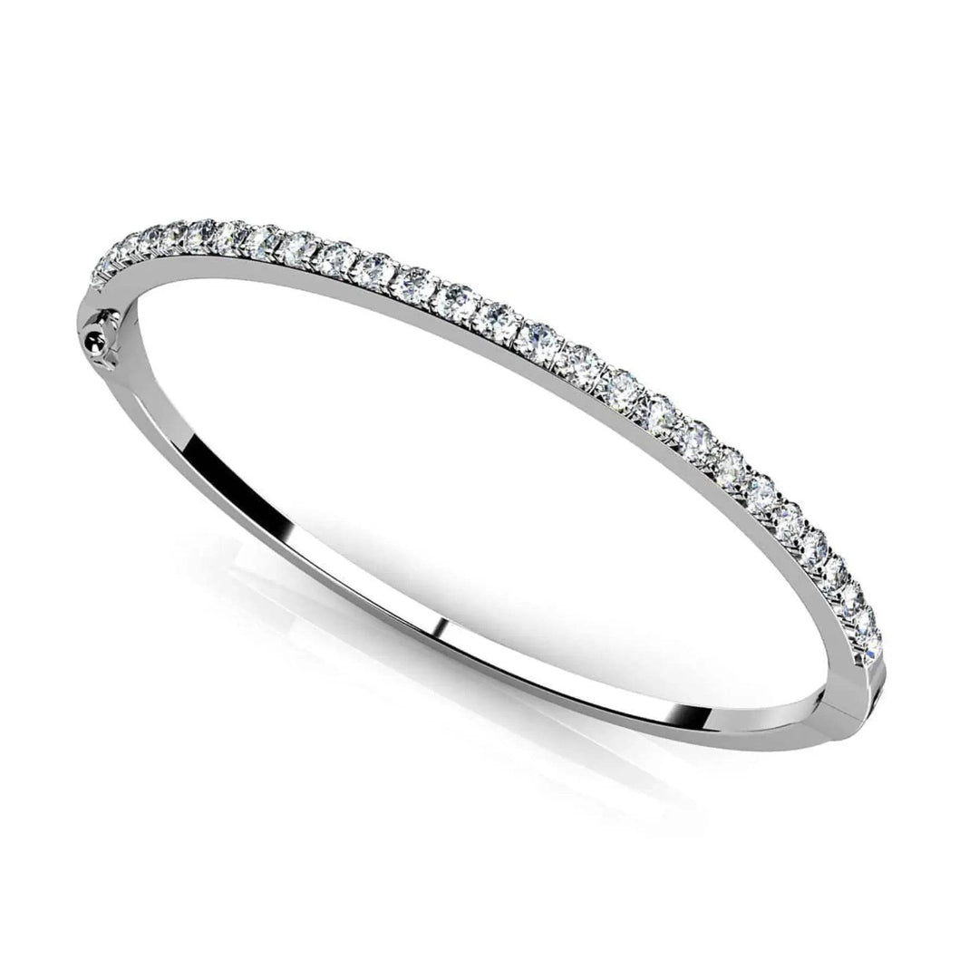 Classic Lab Diamond Bangle 1.50 ctw - PUREFINEJEWELRY