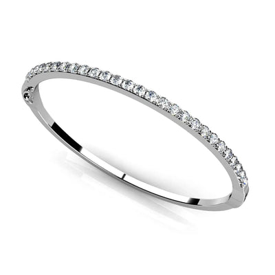 Classic Lab Diamond Bangle 1.50 ctw - PUREFINEJEWELRY