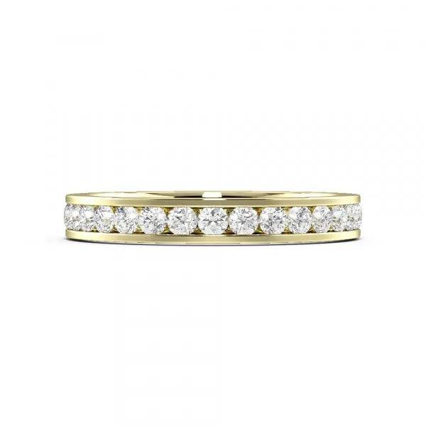 Eternity Ring Channel Set Lab Grown Diamonds 1.25 ct - PUREFINEJEWELRY