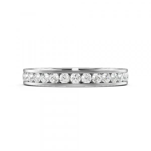 Eternity Ring Channel Set Lab Grown Diamonds 1.25 ct - PUREFINEJEWELRY