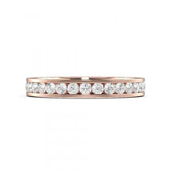 Eternity Ring Channel Set Lab Grown Diamonds 1.25 ct - PUREFINEJEWELRY