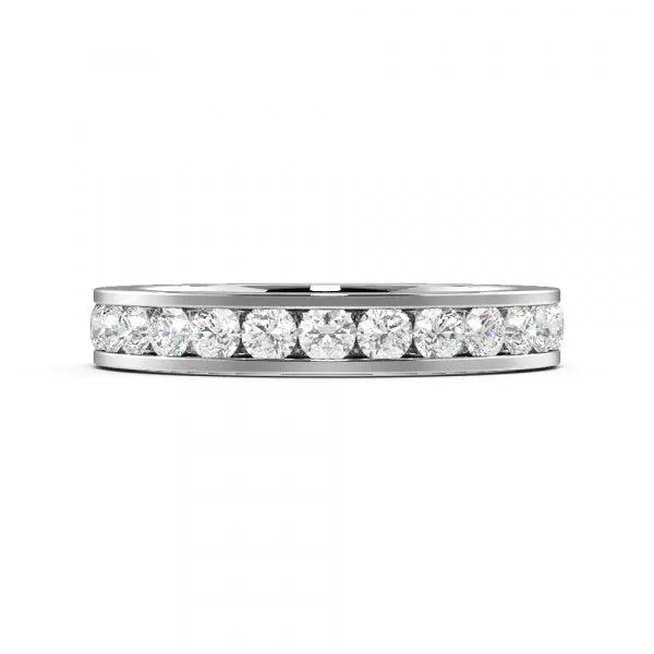 Eternity Ring Channel Set Lab Grown Diamonds 2.10 ct - PUREFINEJEWELRY