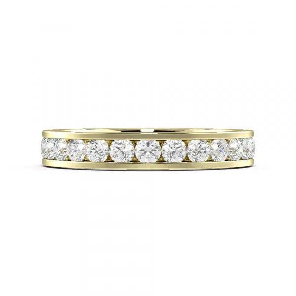 Eternity Ring Channel Set Lab Grown Diamonds 2.10 ct - PUREFINEJEWELRY