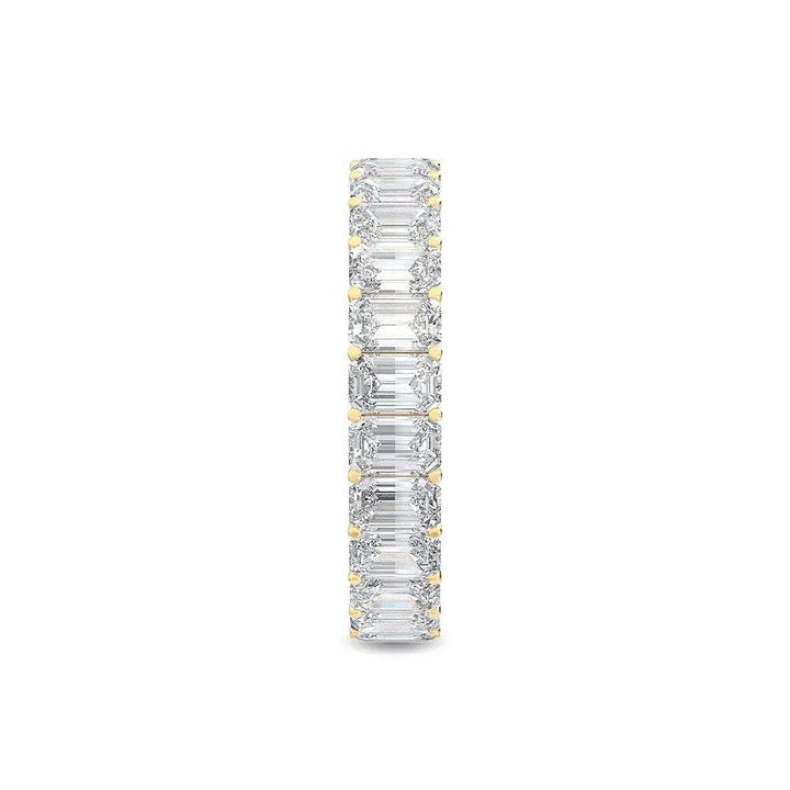 Eternity Ring Emerald Cut Lab Diamond 4.00 ct - PUREFINEJEWELRY