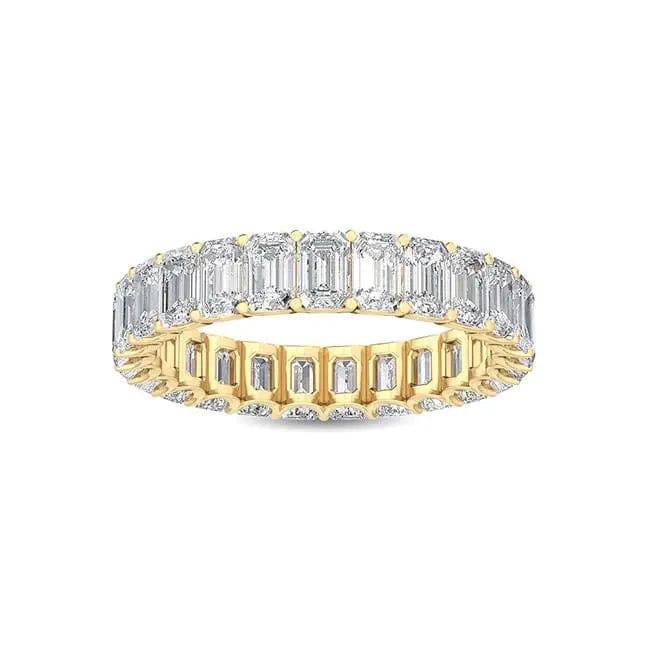 Eternity Ring Emerald Cut Lab Diamond 4.00 ct - PUREFINEJEWELRY