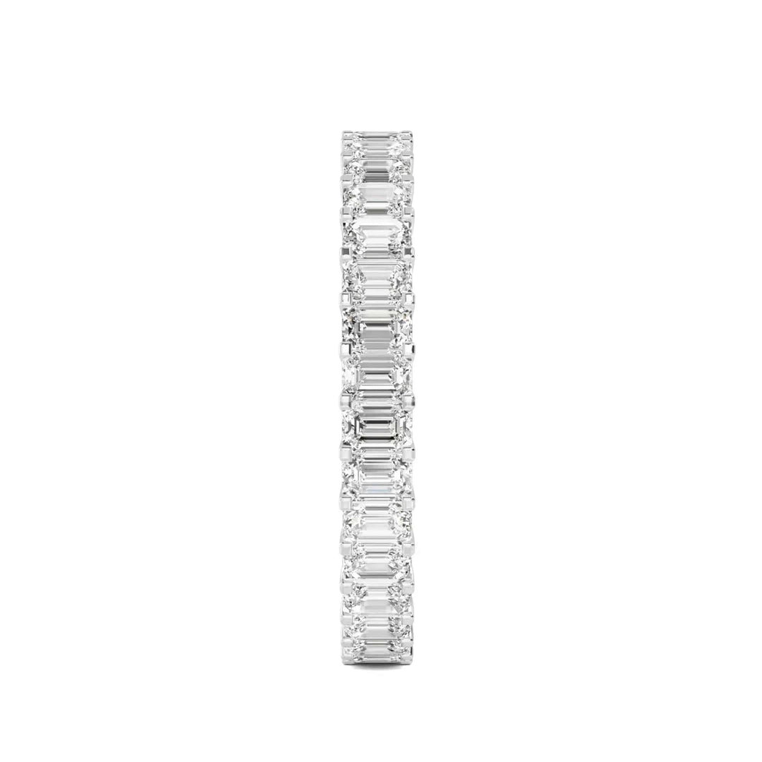 Eternity Ring Emerald Shape Lab Diamond 1.70 ct - PUREFINEJEWELRY