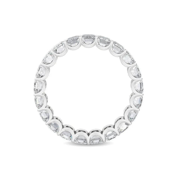 Eternity Ring Emerald Shape Lab Diamond 5.00 ct - PUREFINEJEWELRY