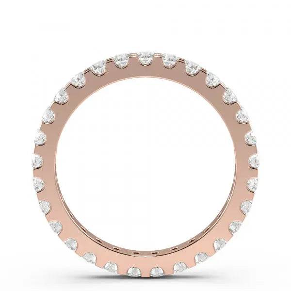 Eternity Ring Round Lab Grown Diamond 1.25 ct - PUREFINEJEWELRY