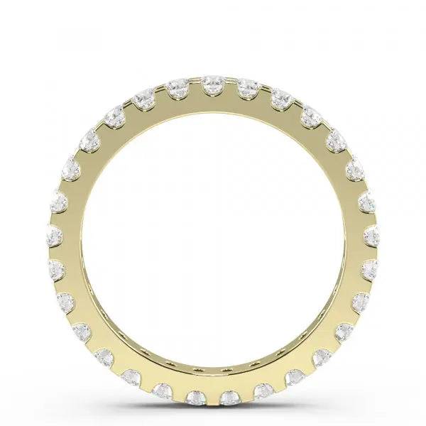 Eternity Ring Round Lab Grown Diamond 1.25 ct - PUREFINEJEWELRY