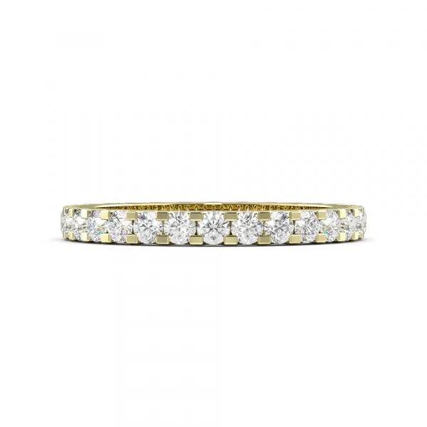 Eternity Ring Round Lab Grown Diamond 1.25 ct - PUREFINEJEWELRY