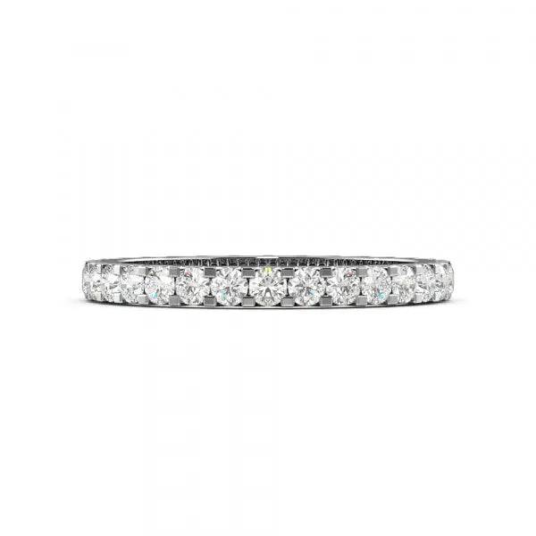 Eternity Ring Round Lab Grown Diamond 1.25 ct - PUREFINEJEWELRY