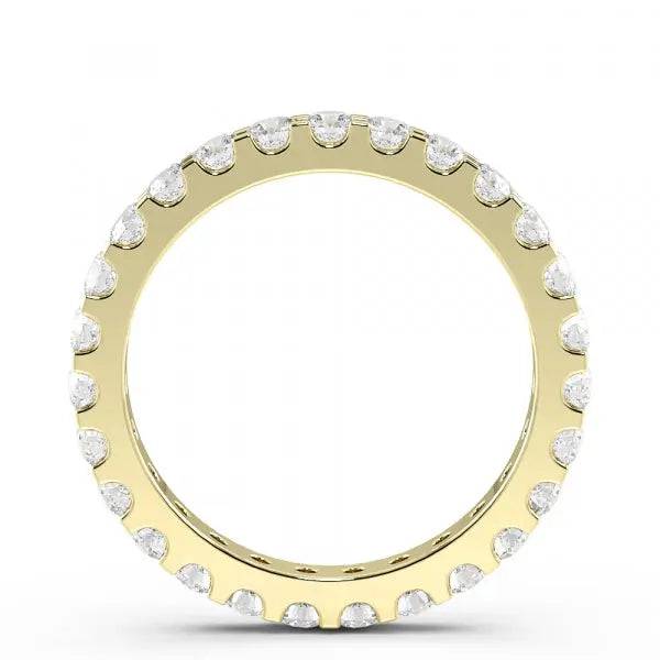 Eternity Ring Round Lab Grown Diamond 2.00 ct - PUREFINEJEWELRY