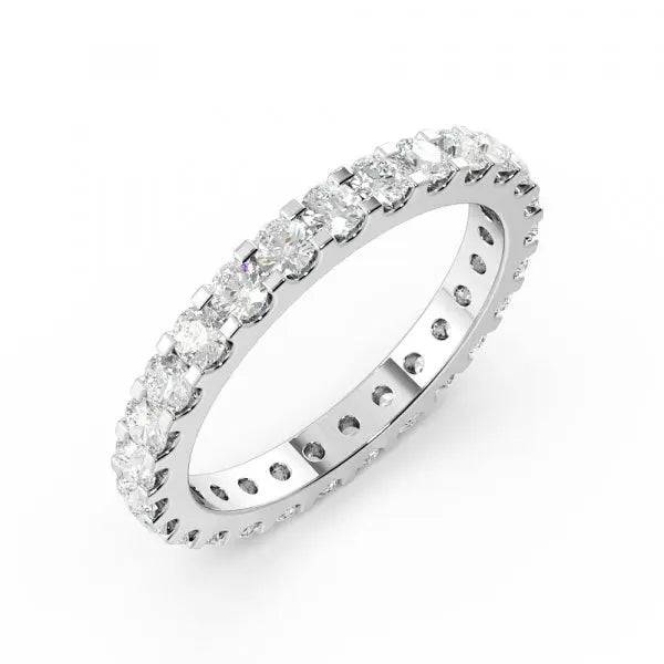 Eternity Ring Round Lab Grown Diamond 2.00 ct - PUREFINEJEWELRY