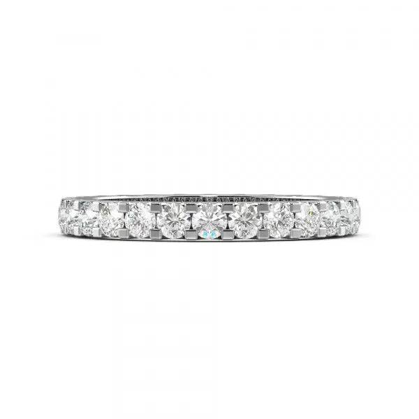 Eternity Ring Round Lab Grown Diamond 2.00 ct - PUREFINEJEWELRY