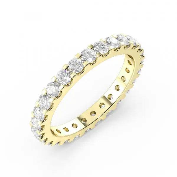 Eternity Ring Round Lab Grown Diamond 2.00 ct - PUREFINEJEWELRY