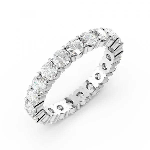 Eternity Ring Share Prong Lab Grown Diamond 1.55 ct - PUREFINEJEWELRY