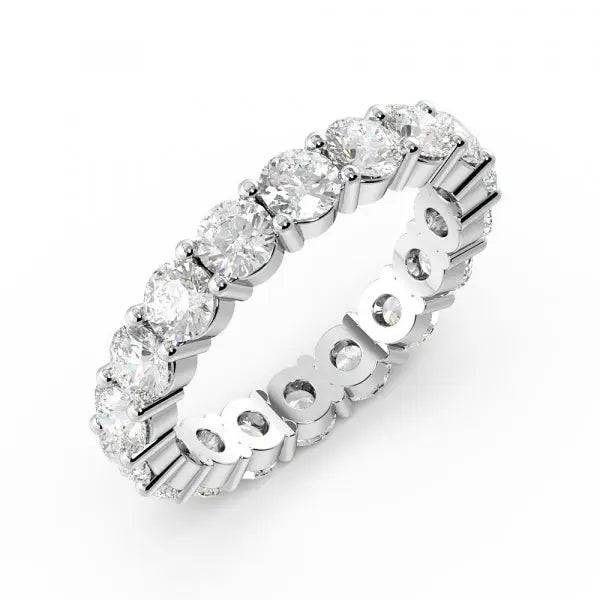 Eternity Ring Share Prong Lab Grown Diamonds 2.20 ct - PUREFINEJEWELRY