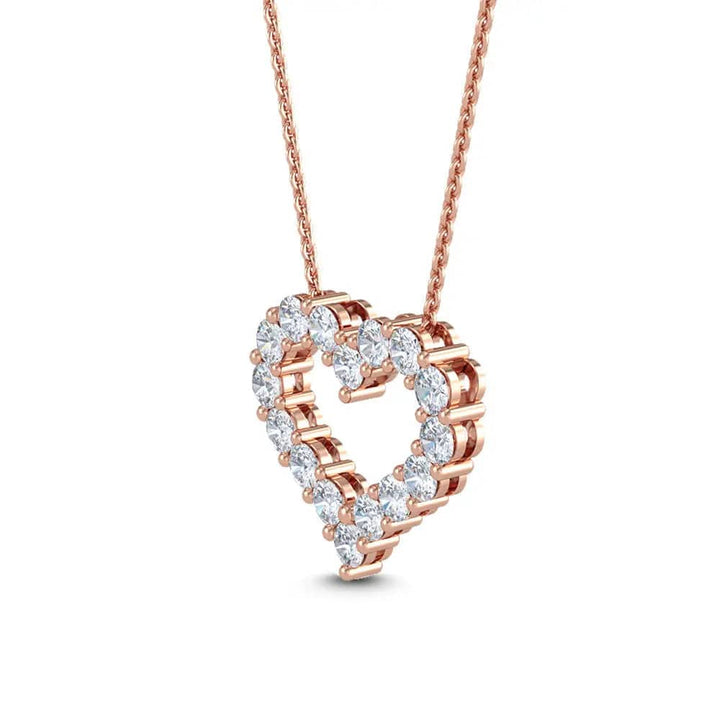 Heart Pendant Lab Grown Diamond 1.00 ctw - PUREFINEJEWELRY