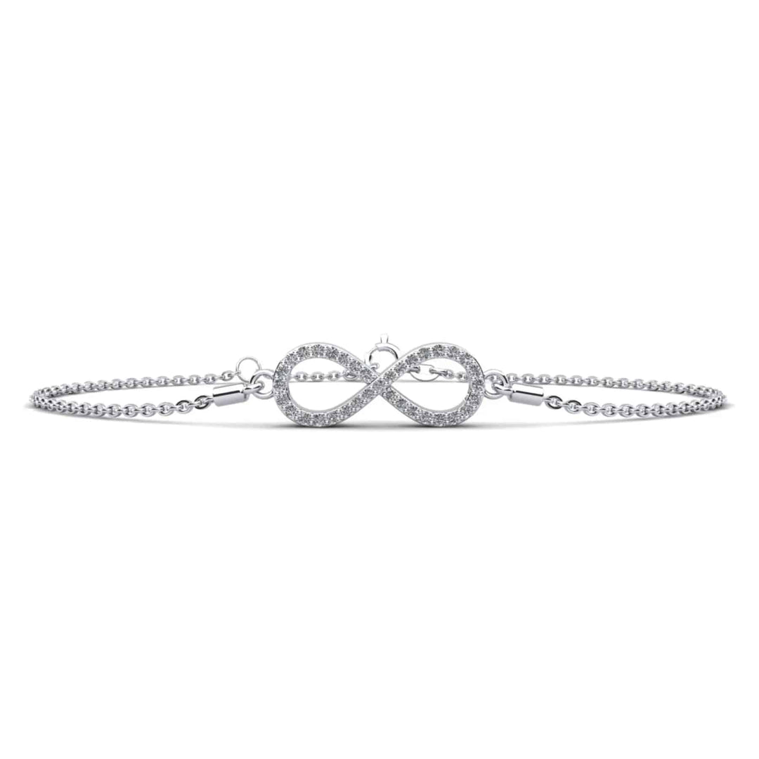 Infinity Lab Diamond Adjustable Bracelet 0.27 ctw - PUREFINEJEWELRY