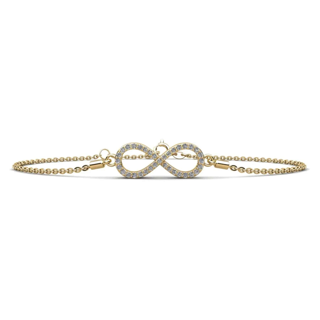 Infinity Lab Diamond Adjustable Bracelet 0.27 ctw - PUREFINEJEWELRY