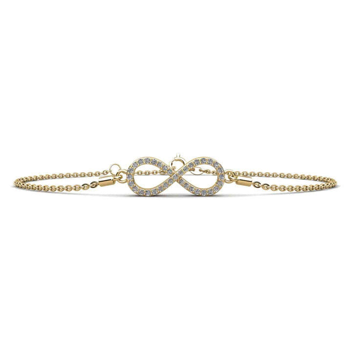 Infinity Lab Diamond Adjustable Bracelet 0.27 ctw - PUREFINEJEWELRY