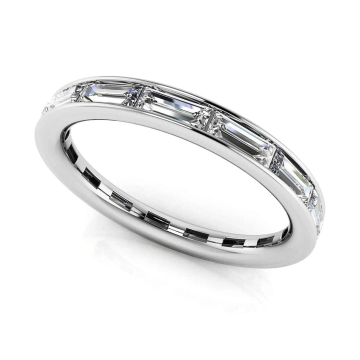 Lab Diamond Baguette Eternity Ring 1.20 ctw - PUREFINEJEWELRY