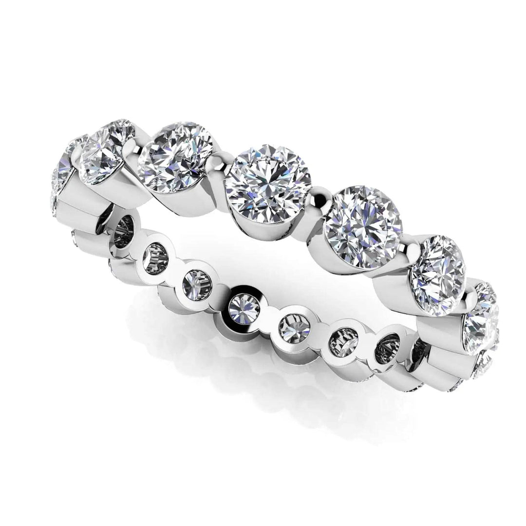 Lab Diamond Eternity Ring 1.20 ctw - PUREFINEJEWELRY