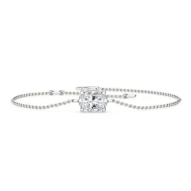 Oval Shape Lab Grown Diamond Bracelet 1.00 ctw - PUREFINEJEWELRY