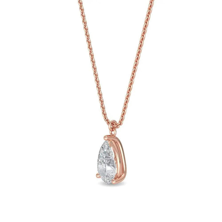 Pear - Shaped Pendant Lab Grown Diamond 1.00 ctw - PUREFINEJEWELRY