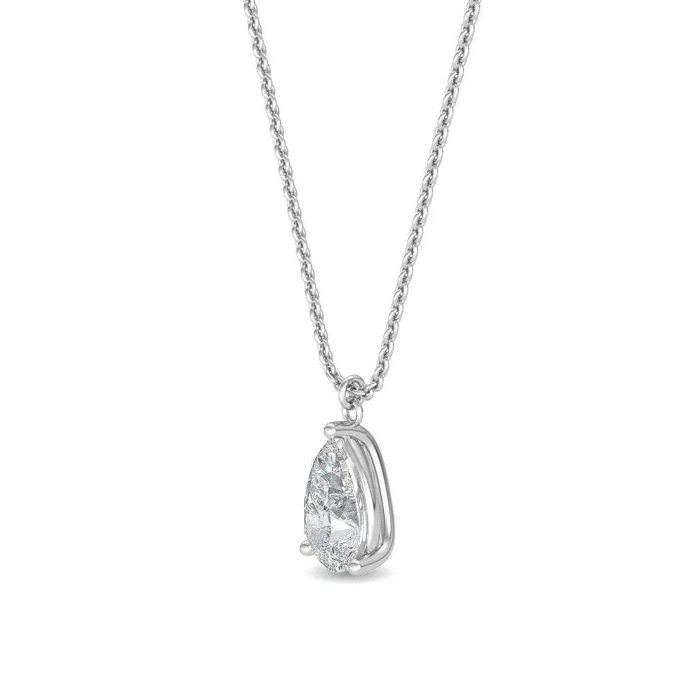 Pear - Shaped Pendant Lab Grown Diamond 1.00 ctw - PUREFINEJEWELRY