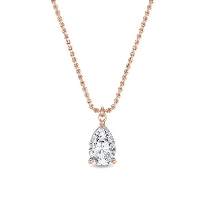 Pear - Shaped Pendant Lab Grown Diamond 1.00 ctw - PUREFINEJEWELRY