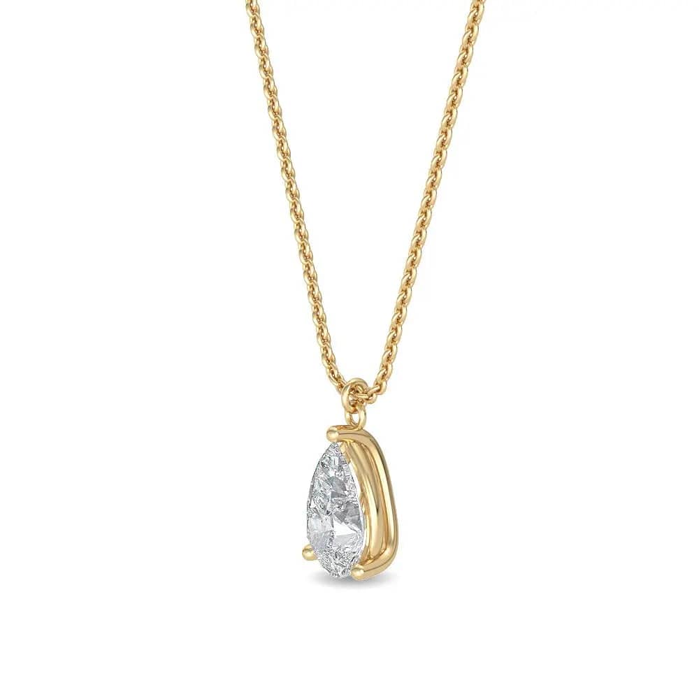 Pear - Shaped Pendant Lab Grown Diamond 1.00 ctw - PUREFINEJEWELRY