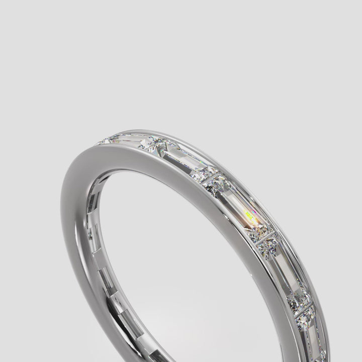 Lab Diamond Baguette Eternity Ring 1.20 ctw