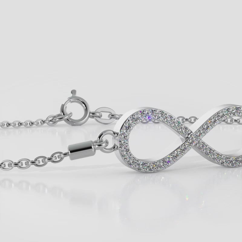 Infinity Lab Diamond Adjustable Bracelet 0.27 ctw