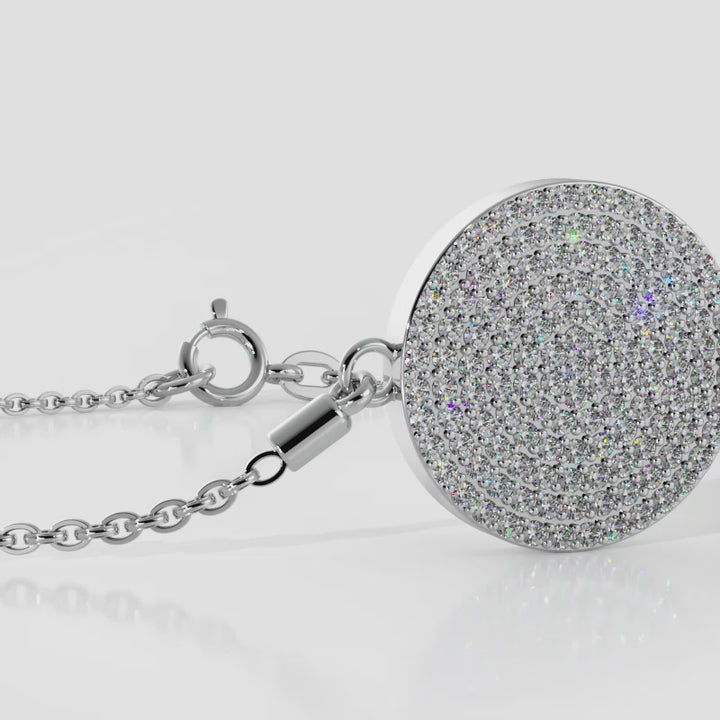 Mesmerizing Circle Lab Diamond Adjustable Bracelet 1.02 ctw