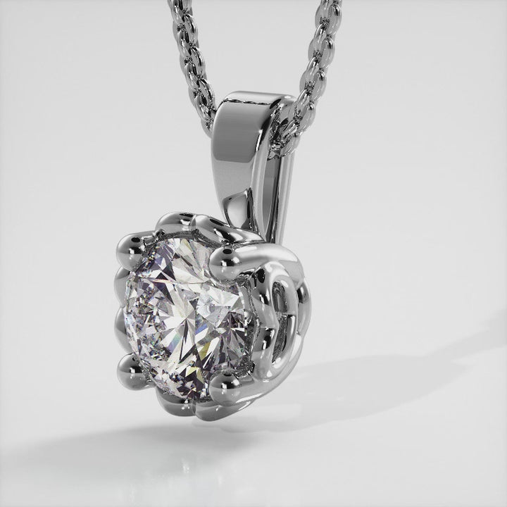 Sweetheart Lab Diamond Pendant 0.50 ctw