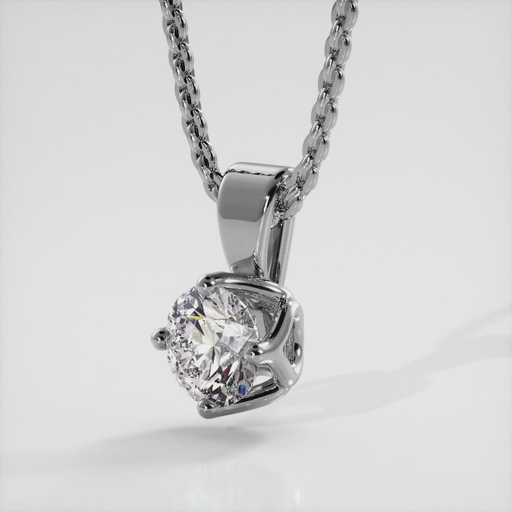 Floral Blossom Lab Diamond Pendant 0.50 ctw