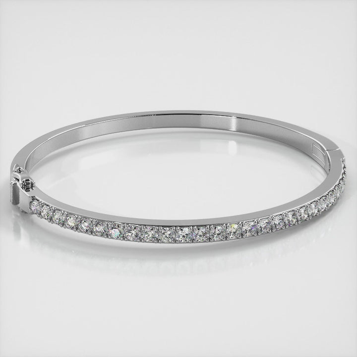 Classic Lab Diamond Bangle 1.50 ctw