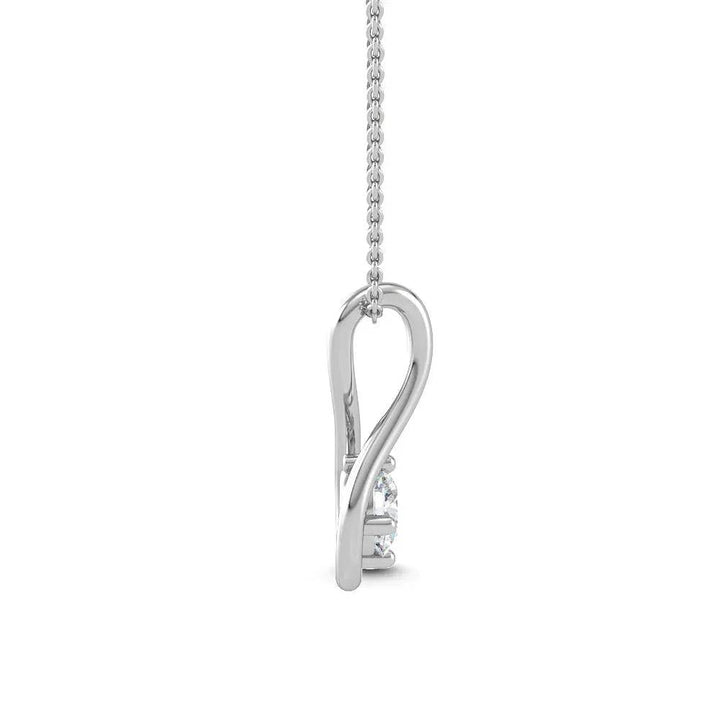 Solitaire Pendant Lab Grown Diamond 0.50 ctw - PUREFINEJEWELRY