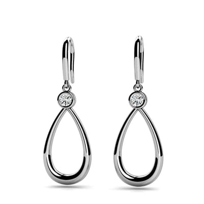 Solitaire Teardrop Lab Grown Diamond Earring 0.50 ctw - PUREFINEJEWELRY