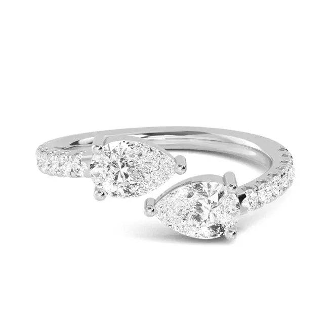 Stackable Ring Lab Grown Diamond 1.11 ct - PUREFINEJEWELRY