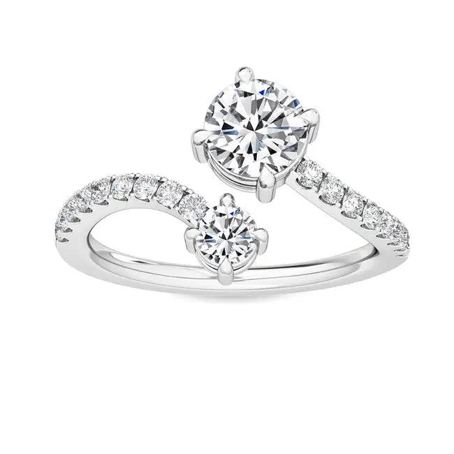 Stackable Ring Lab Grown Diamond 1.12 ct - PUREFINEJEWELRY