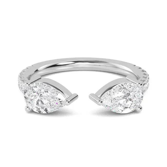 Stackable Ring Lab Grown Diamond 1.28 ct - PUREFINEJEWELRY